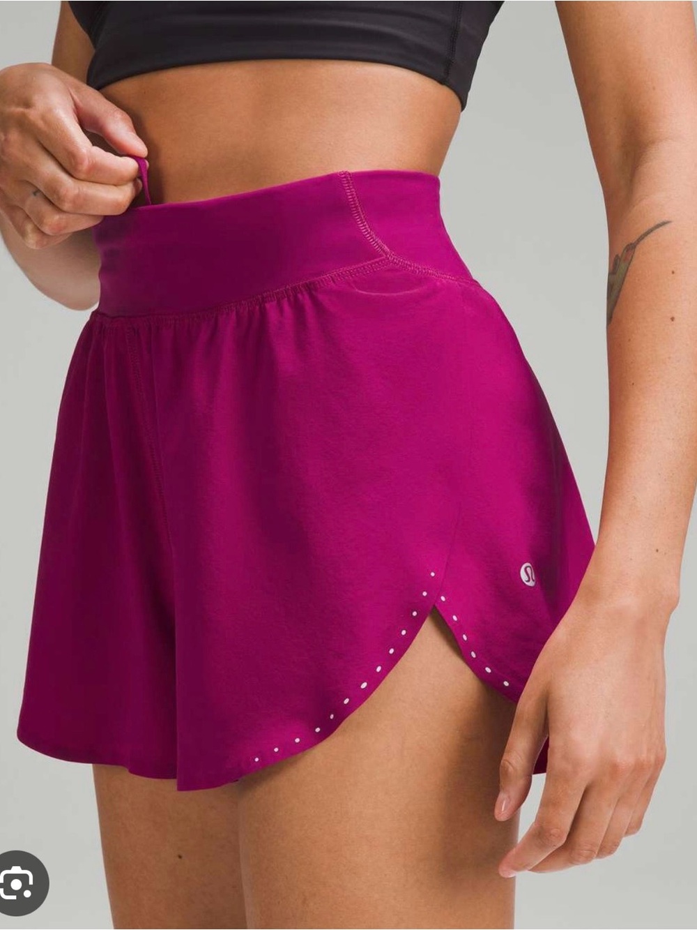 lululemon Fast & Free Reflective High Rise Shorts - 3”